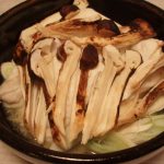 松茸と鯛のちり蒸し・スペアリブの中華風煮込み
