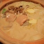 秋鮭のピリ辛豆乳石狩鍋