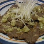 牛の塩麹漬け焼きねぎ塩麹ソース・いかとみつばの塩麹わさび和え・たこの塩麹マリネバルサミコ風味