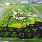 田舎館村名物田んぼアート天女