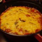 夏野菜のカレーナポリタングラタン・いぶりがっことクリームチーズのディップ
