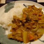 ほうとう屋さんの黄色いカレーライス