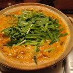 鯛とトマトのペペロンキムチ鍋