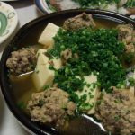 かつおのなめろうつみれ煮・さっぱり牛のおろポンステーキ