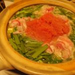 バター風味の明太味噌鍋