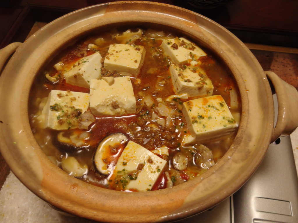 丸美屋麻婆豆腐の素鍋