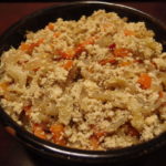 真だら子のそばつゆ炒り豆腐