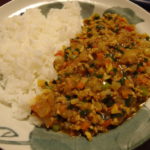 大根たっぷりキーマカレー