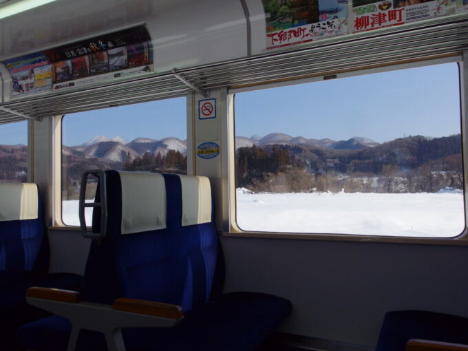 2月中旬会津鉄道で味わう冬の列車旅の情緒