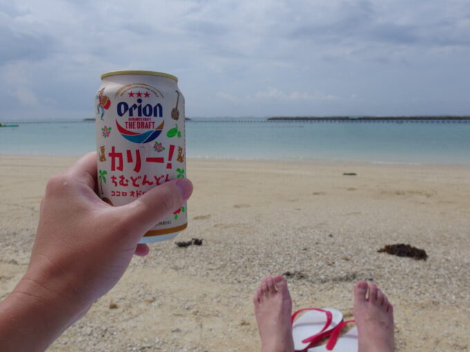 6月中旬梅雨明け間近の石垣島2年ぶりの真栄里ビーチの青さに乾杯
