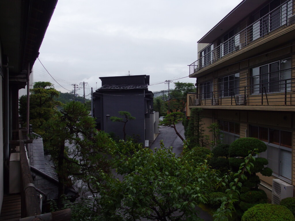 9月上旬晩夏の鎌先温泉最上屋旅館で迎える旅の最後の朝