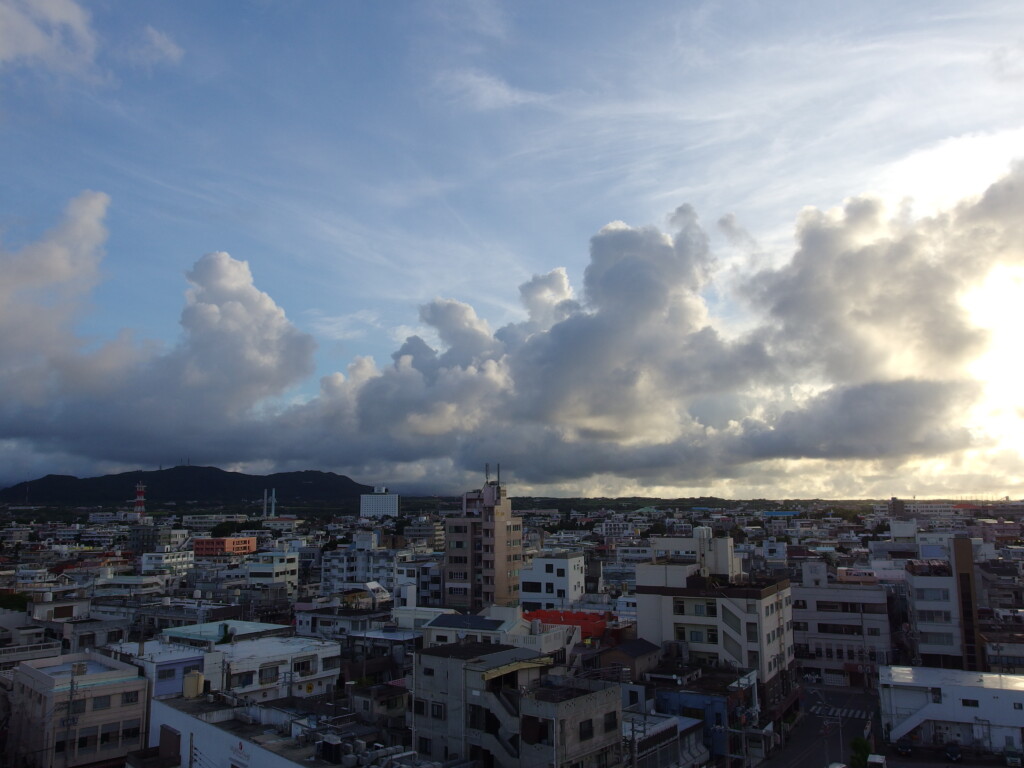 6月下旬梅雨明け直後の石垣島ホテルミヤヒラ美崎館で迎える気持ちのよい朝