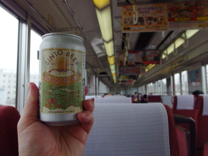 2月中旬冬の近鉄山田線5200系急行名古屋行きで味わう神都麦酒