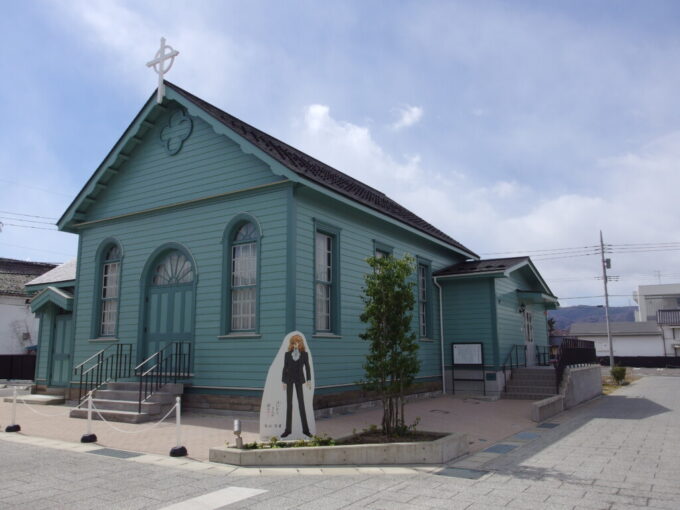 3月中旬春まだ浅い上州群馬河岸段丘の街沼田旧日本基督教団沼田教会紀念会堂