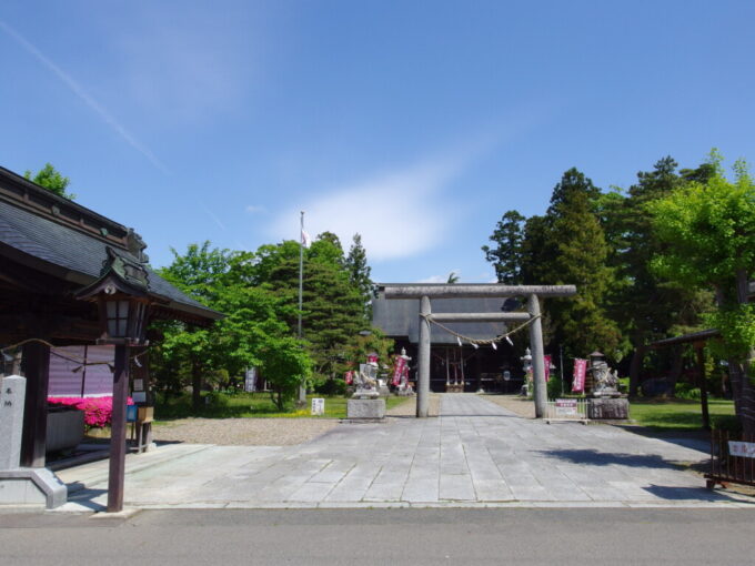 5月上旬花巻城跡鳥谷崎神社