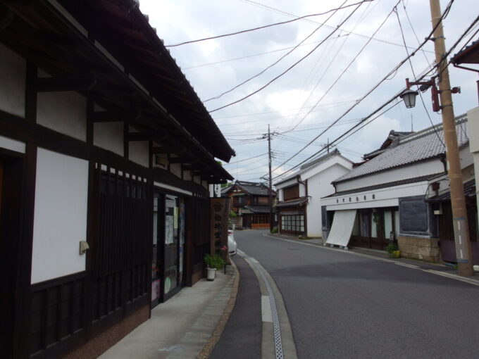 5月下旬蔵の街小江戸栃木嘉右衛門町重要伝統的建造物群保存地区緩やかに弧を描く日光例幣使街道沿いの歴史の滲む建物群