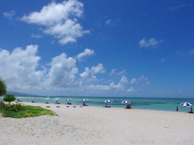 7月上旬夏の竹富島今年最後のコンドイビーチに別れを告げる