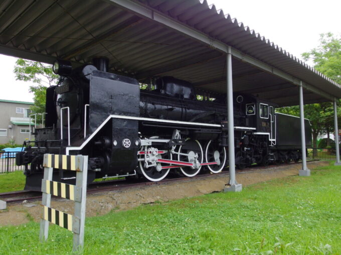 8月下旬初めての釧路幸町公園に保存されているSLC58106号機