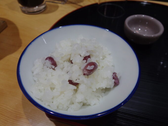 10月上旬木曽三岳の一軒宿釜沼温泉大喜泉1泊目夕食生落花生ご飯