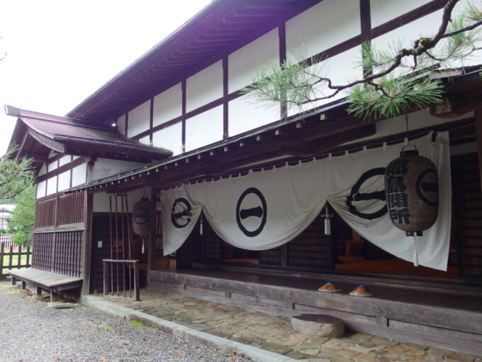 10月上旬旧中山道福島宿福島関所資料館