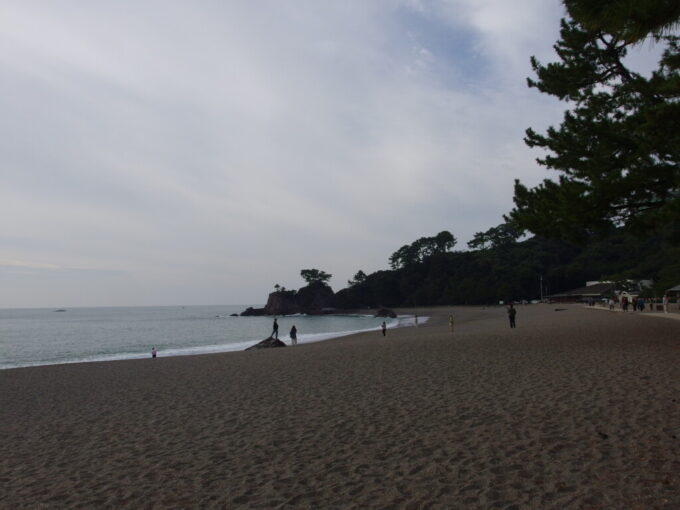 11月上旬初めての高知桂浜公園本浜