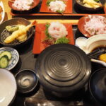 5月中旬の瀬戸内17年ぶりとなる松山道後温泉松山鯛めし専門店秋嘉道後店宇和島鯛めし膳とせんざんき