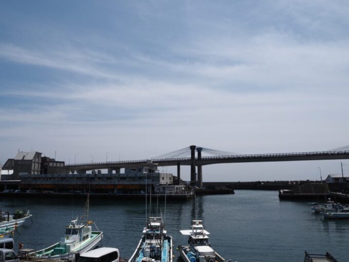 5月末晴れ空の早川漁港小田原漁港
