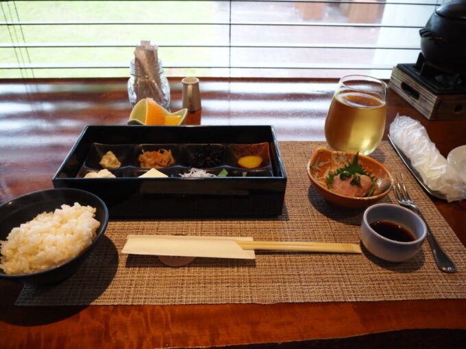 5月末初夏の熱海伊豆山ゆとりろ熱海グランピング2泊目朝食