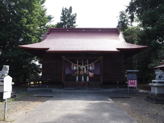 8月上旬夏の弘前熊野奥照神社創建は不明ながら奈良時代には弘前へと遷座しこの街を見守り続ける熊野奥照神社
