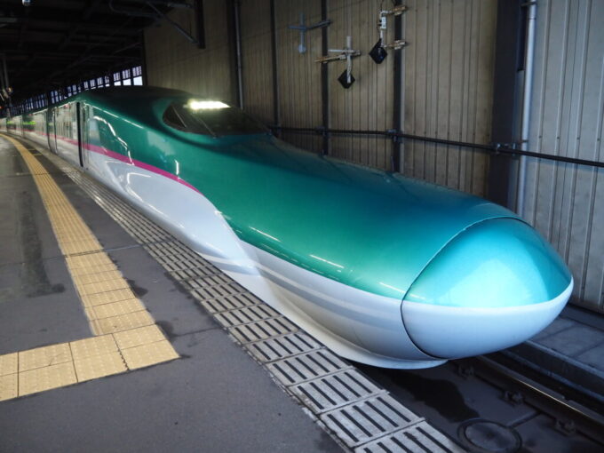 8月上旬夏の北東北夏の熱き旅を終え盛岡駅からE5系はやぶさ号で東京へ