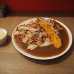 8月下旬猛暑の名古屋スパゲッティ・ハウスヨコイKITTE名古屋店本日のおすすめのミラカン+海老フライ