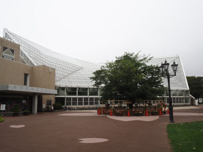 8月下旬涼しい苫小牧出光カルチャーパークの植物園サンガーデン