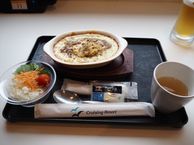 10月下旬初めての東京九州フェリーそれいゆレストランルミエール昼食は門司港レトロ焼カレー