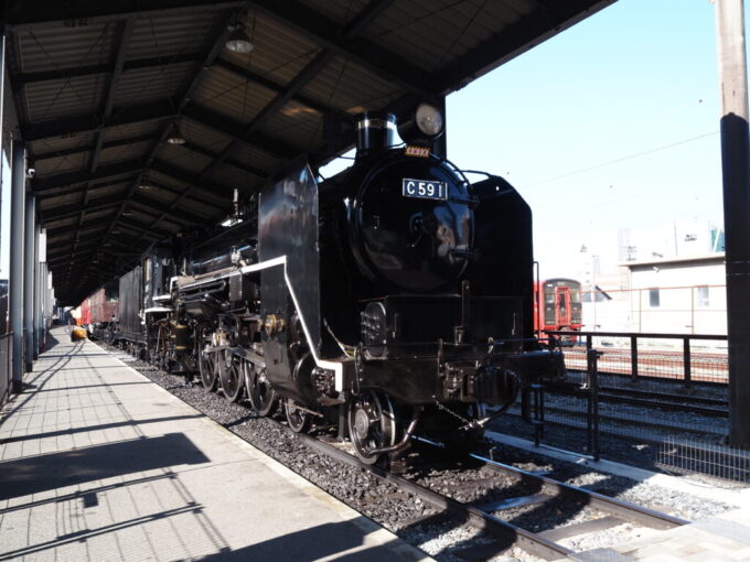 10月下旬初めての北九州門司港レトロ九州鉄道記念館C591号機