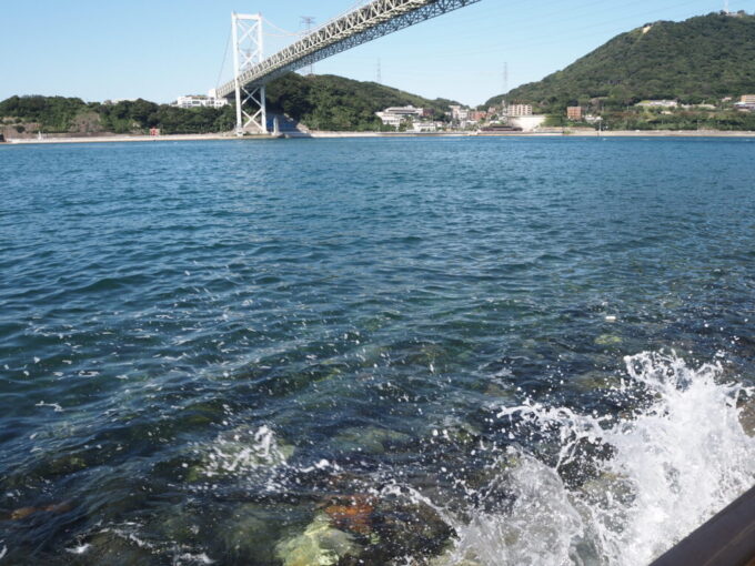 10月下旬初めての北九州門司関門海峡の最狭部早鞆瀬戸は630mしか幅がない