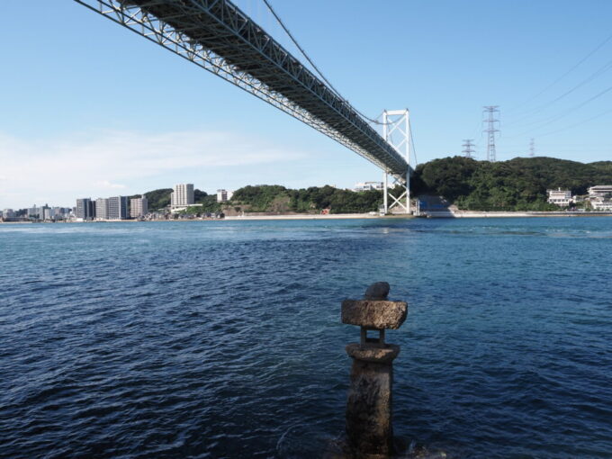 10月下旬初めての北九州門司九州最北の神社和布刈神社神事の行われる海中灯篭