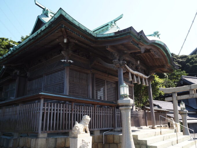 10月下旬初めての北九州門司創建1,800年の歴史を持つという和布刈神社