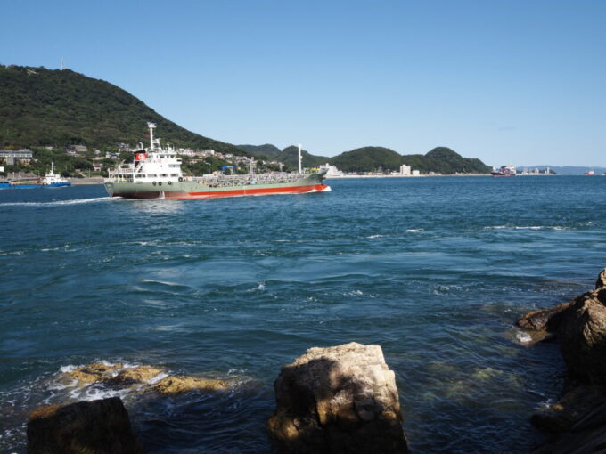10月下旬初めての北九州門司関門海峡大潮では潮流10ノットを超えるともいう早鞆瀬戸