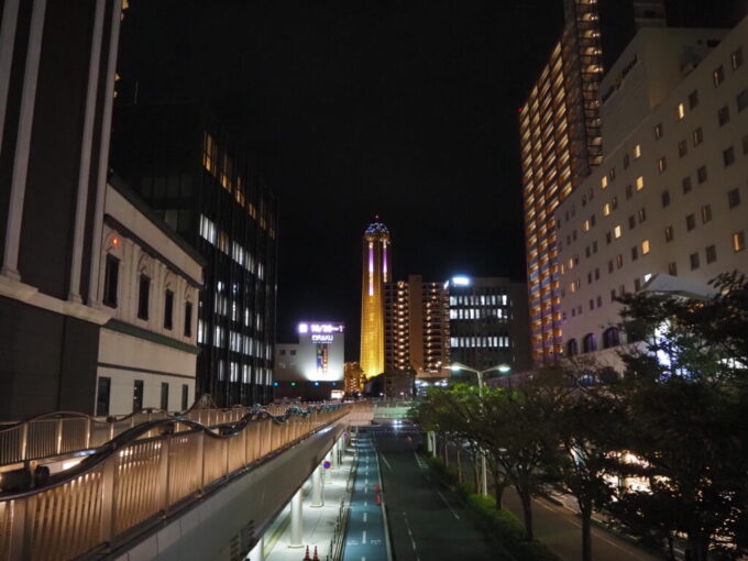 10月下旬初めての山口県下関美食酒家ゆめぜん下関店で初めての山口グルメを堪能し大満足で歩く夜の街