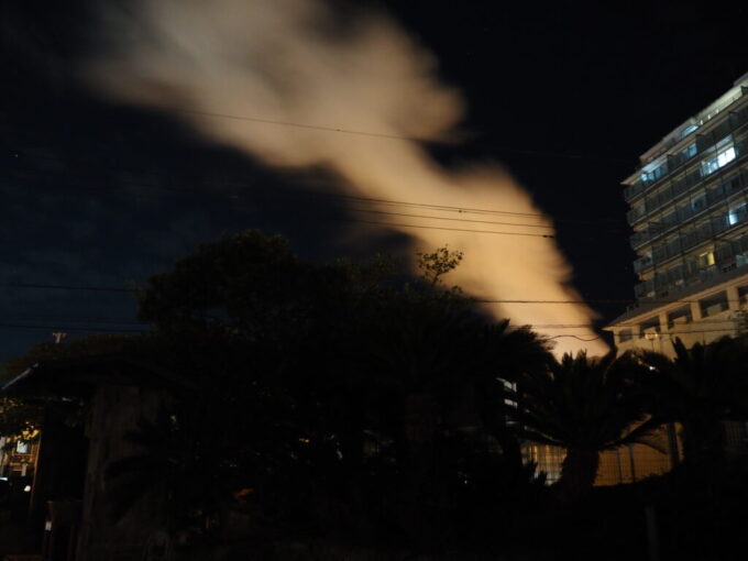 10月下旬12年ぶりの別府鉄輪温泉かんなわゆの香食後の腹ごなしに夜の温泉街散策へ