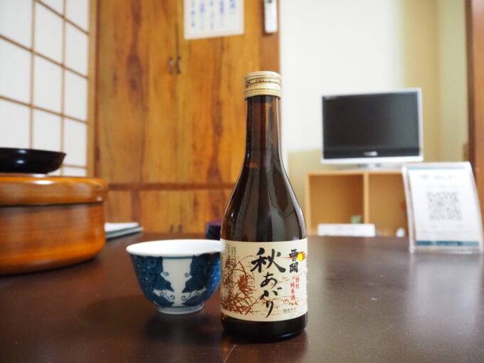 10月下旬12年ぶりの別府鉄輪温泉かんなわゆの香夜のお供に西の関特別純米酒秋あがり