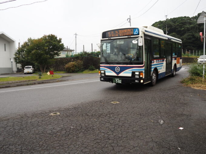 10月下旬12年ぶりの別府別府温泉保養ランドの濃厚湯を堪能し紺屋地獄前から亀の井バス別府駅西口行きに乗車