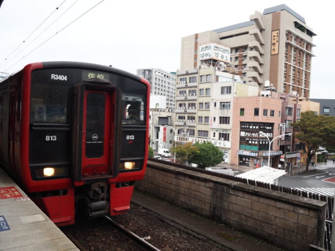 10月下旬12年ぶりの別府駅JR九州日豊本線813系普通列車佐伯行きで大分へ