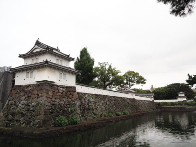 10月下旬初めての大分大分城址公園府内城跡西之丸隅櫓二階櫓