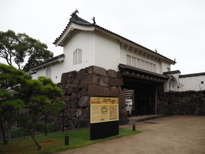 10月下旬初めての大分大分城址公園府内城跡大手門から西之丸へ