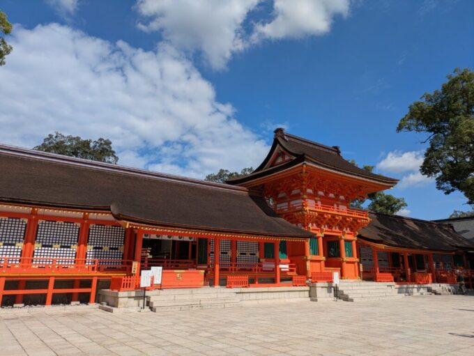 10月下旬秋晴れの宇佐神宮あまりに荘厳な上宮拝殿