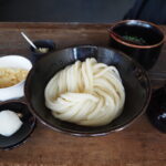 10月下旬初めての屋島四国村併設のざいごうどん本家わら家ぶっかけうどん冷