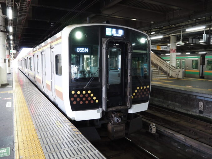 12月中旬宇都宮駅東北本線宇都宮線E131系普通列車黒磯行き