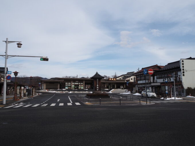 2月上旬はじめての冬景色を満喫し平泉駅に帰還
