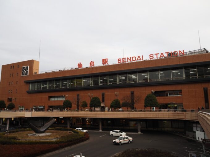 2月上旬冬の仙台駅
